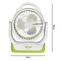 8” 3.7V Solar Rechargeable Mini Fan, SA-7874