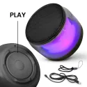 Wireless Bluetooth Rechargeable Speaker 2” 500mAh, Pulse4 Mini