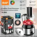 Raf R2862 3 In 1 Cordless Food Processor 750ml 200W 