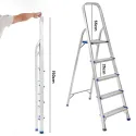 5 Steps Multi-uses Double Aluminum Ladder