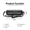 Wireless Bluetooth Rechargeable Speaker 2” 1200mAh, X33